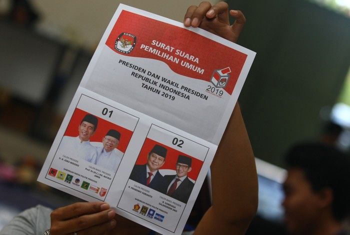 Detail Contoh Surat Suara Presiden 2019 Nomer 10