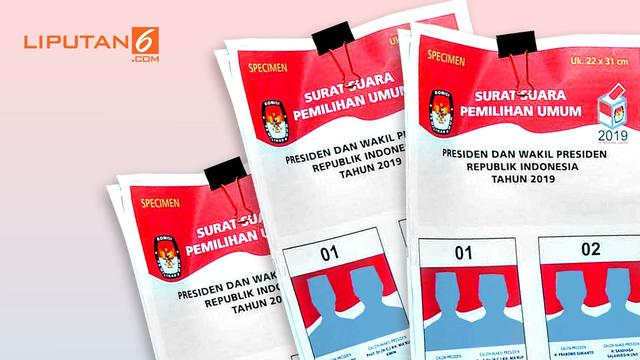 Detail Contoh Surat Suara Presiden 2019 Nomer 32