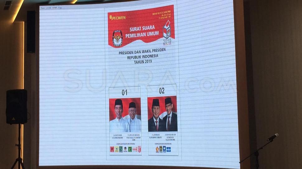 Detail Contoh Surat Suara Presiden 2019 Nomer 40