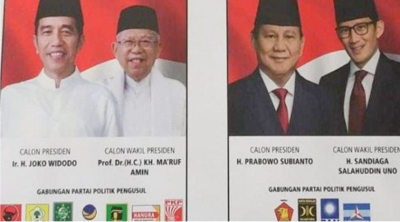 Detail Contoh Surat Suara Presiden 2019 Nomer 45