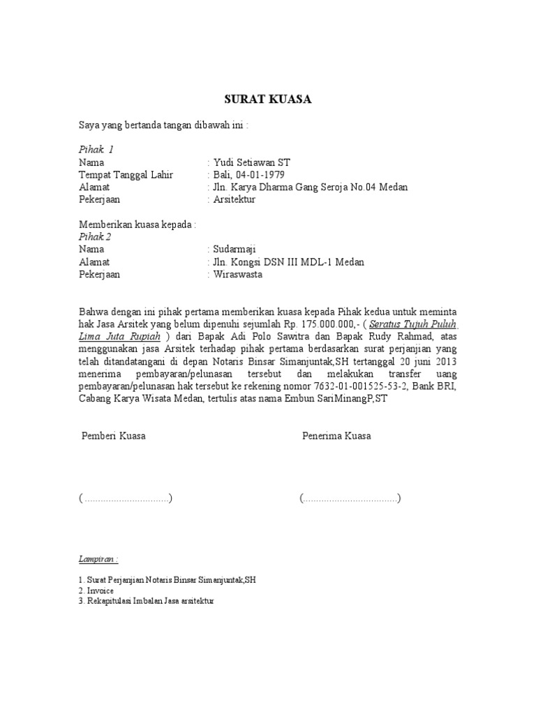 Detail Contoh Surat Tagihan Hutang Nomer 28