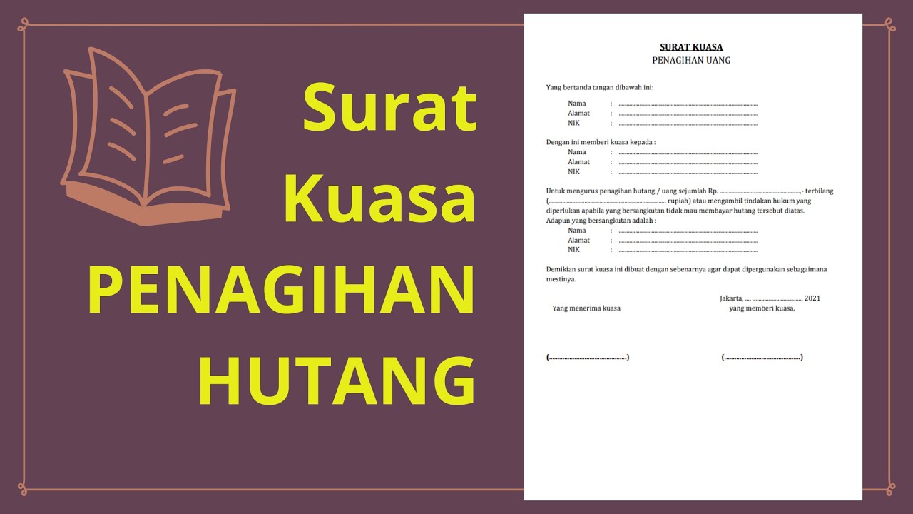 Detail Contoh Surat Tagihan Hutang Nomer 41