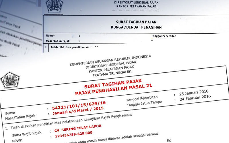 Detail Contoh Surat Tagihan Pajak Nomer 47