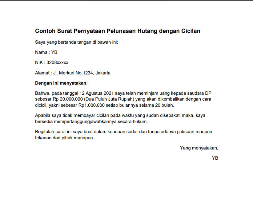 Detail Contoh Surat Tagihan Piutang Nomer 50