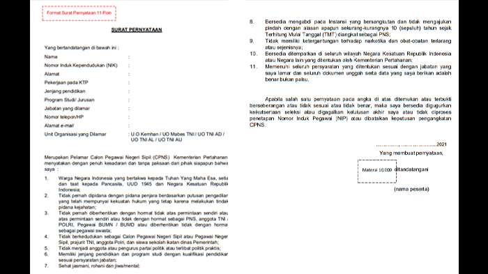 Detail Contoh Surat Tanda Registrasi Cpns Nomer 33