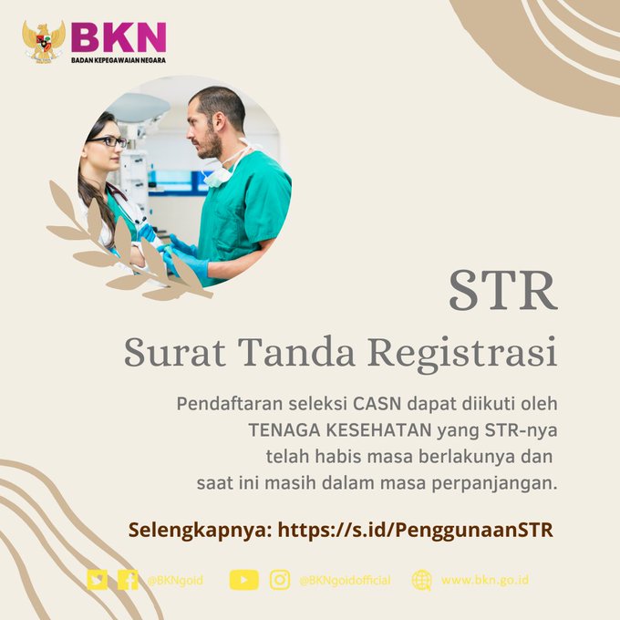 Download Contoh Surat Tanda Registrasi Cpns Nomer 38