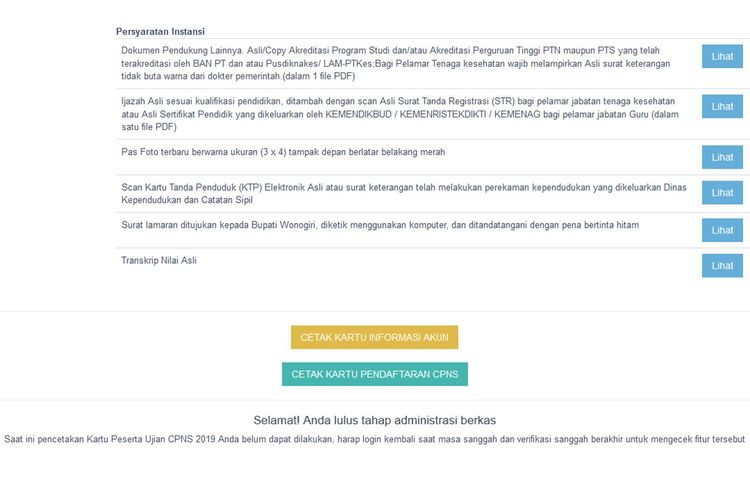 Detail Contoh Surat Tanda Registrasi Cpns Nomer 47