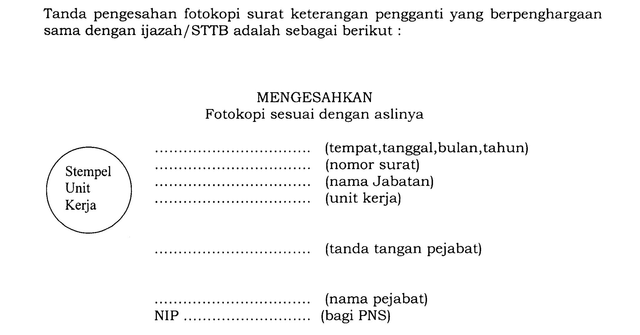 Detail Contoh Surat Tanda Terima Ijazah Nomer 46