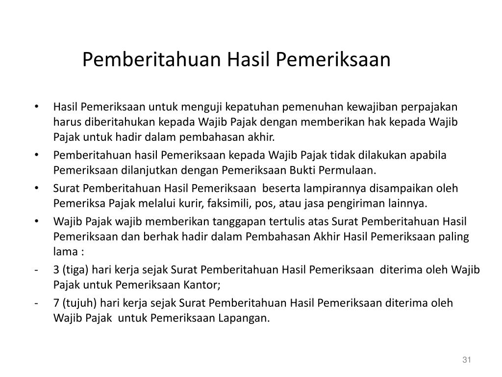 Detail Contoh Surat Tanggapan Hasil Pemeriksaan Pajak Nomer 23