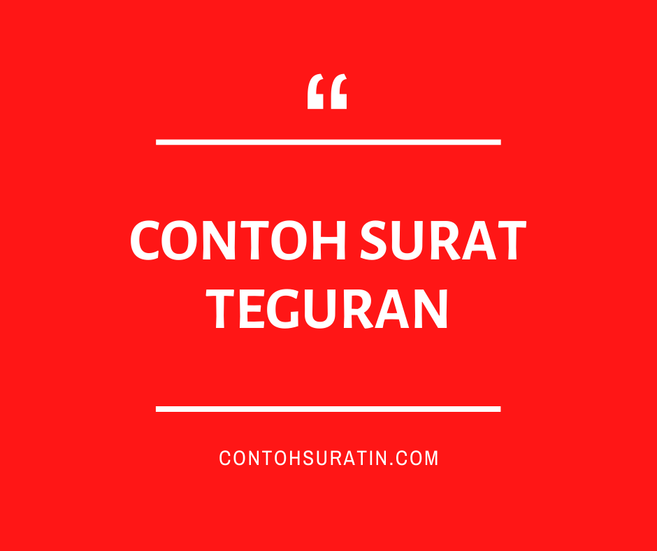 Detail Contoh Surat Teguran Pns Nomer 47