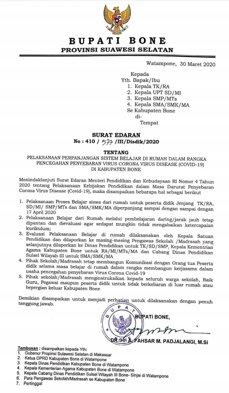 Detail Contoh Surat Tembusan Ke Bupati Nomer 18