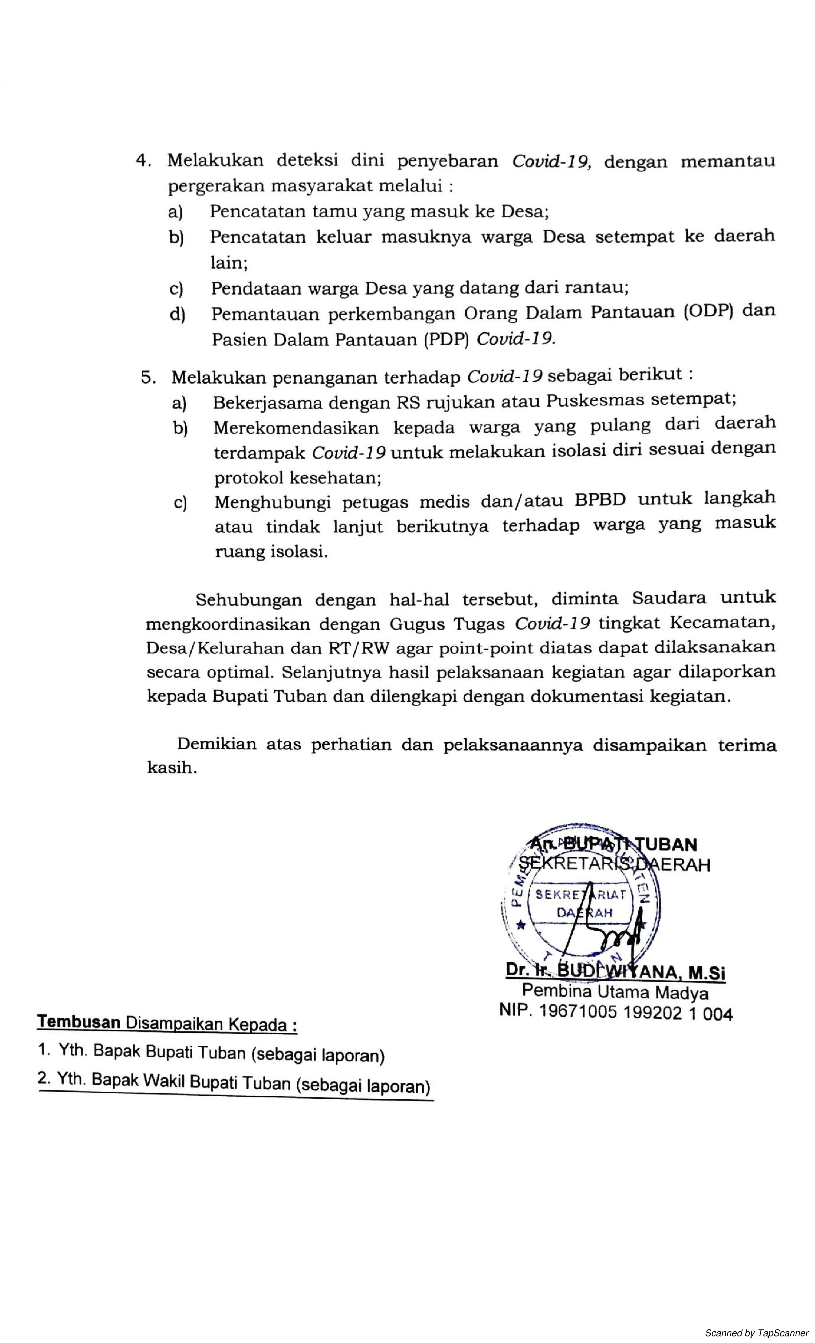 Detail Contoh Surat Tembusan Ke Bupati Nomer 29