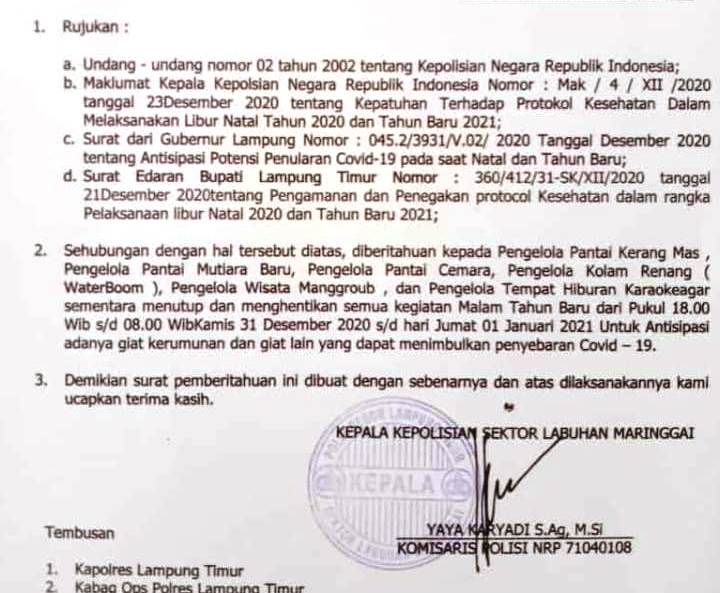 Detail Contoh Surat Tembusan Ke Polsek Nomer 50