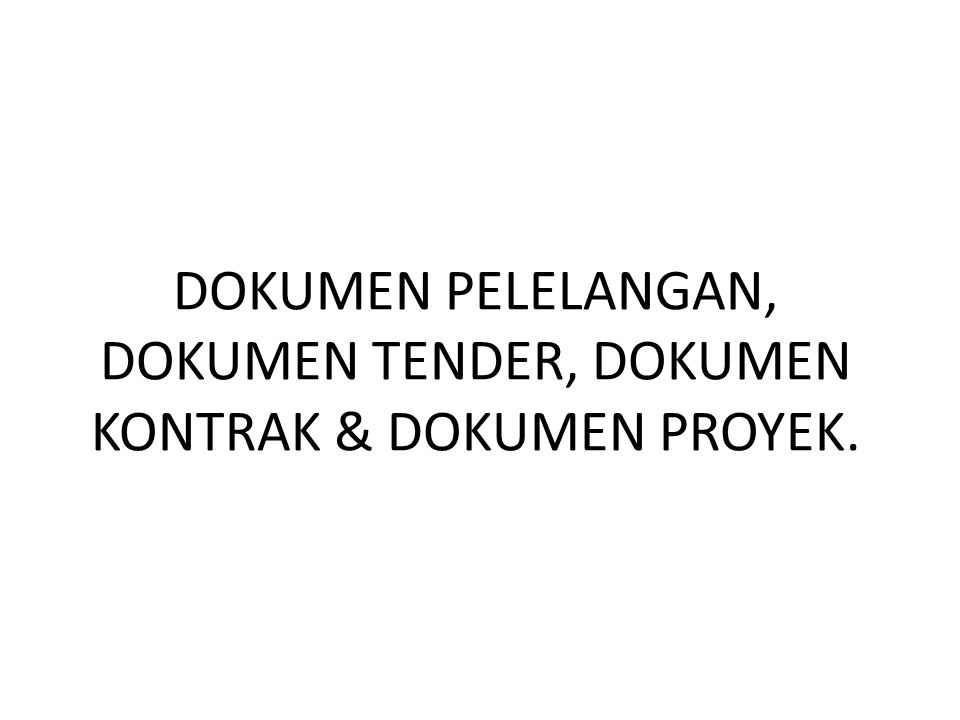 Detail Contoh Surat Tender Proyek Nomer 41