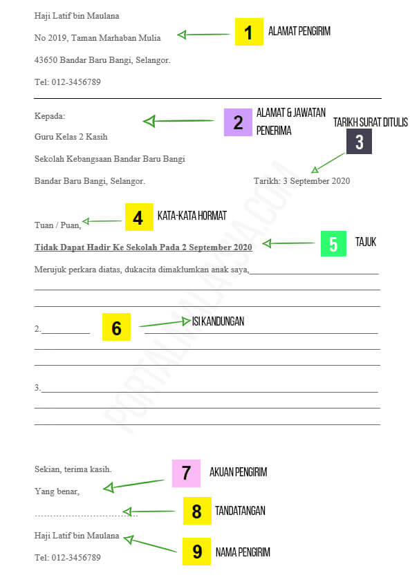 Detail Contoh Surat Tidak Hadir Sekolah Nomer 56