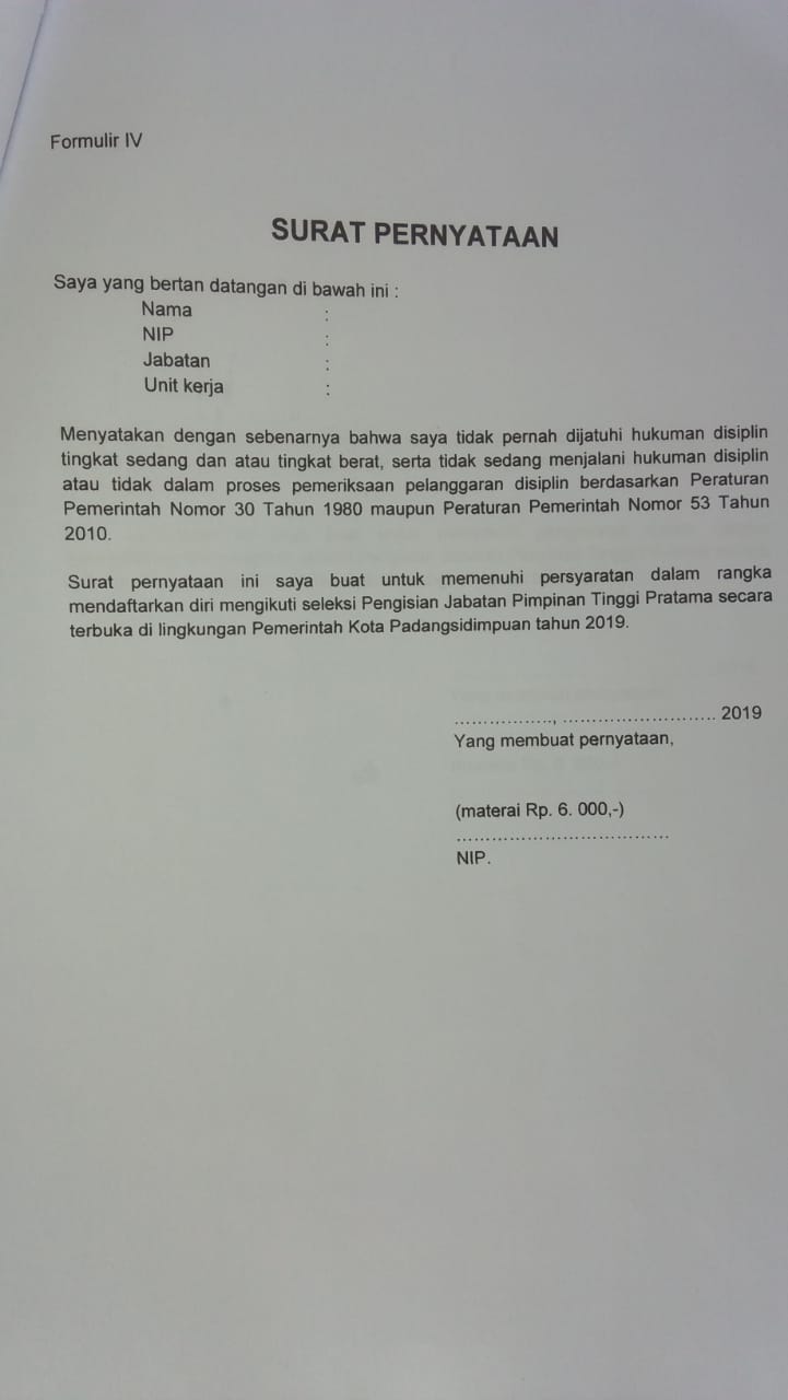 Detail Contoh Surat Tidak Sedang Menjalani Hukuman Disiplin Nomer 31