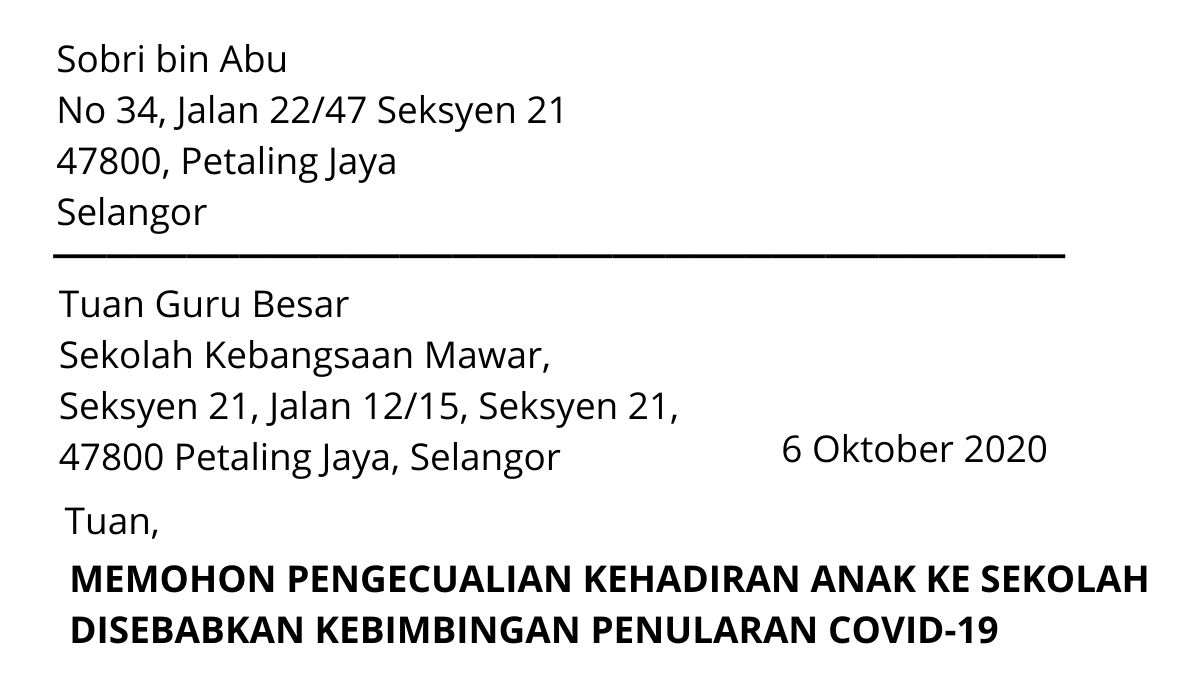 Detail Contoh Surat Tidak Sekolah Nomer 39