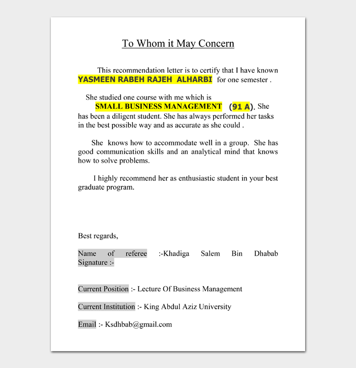Detail Contoh Surat To Whom It May Concern Nomer 5