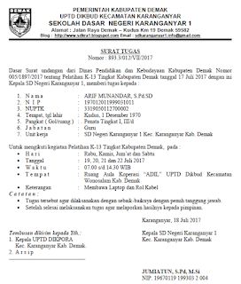 Detail Contoh Surat Tugas Kegiatan Nomer 20