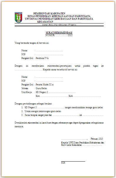 Detail Contoh Surat Tugas Pns Nomer 12