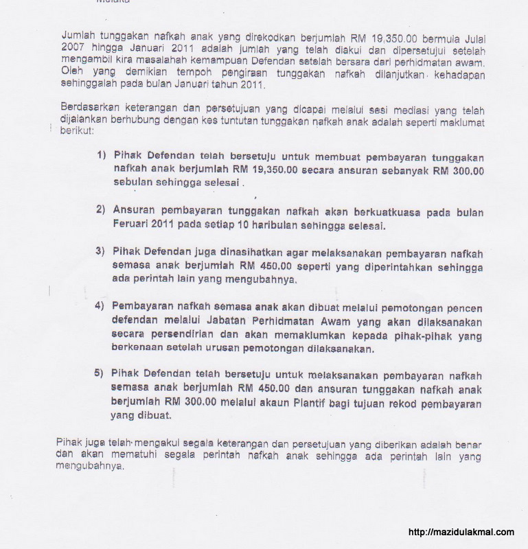 Detail Contoh Surat Tuntutan Hak Istri Nomer 7