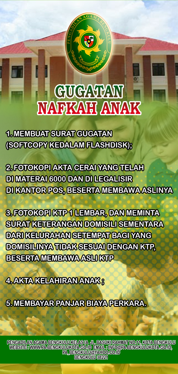 Detail Contoh Surat Tuntutan Nafkah Anak Nomer 13