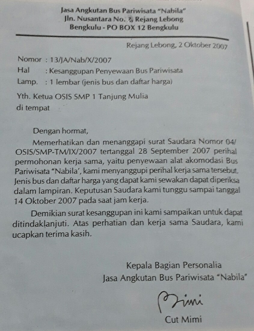 Detail Contoh Surat Ucapan Terima Kasih Atas Bantuan Nomer 45