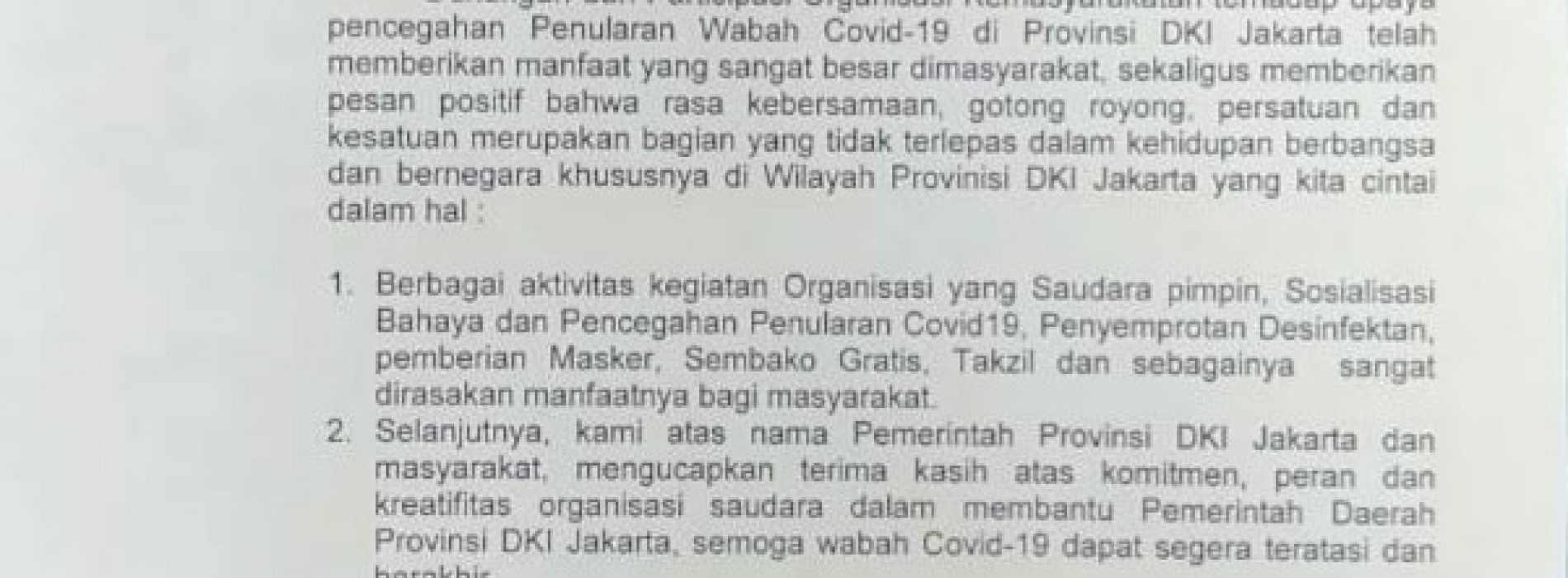 Detail Contoh Surat Ucapan Terima Kasih Atas Partisipasi Nomer 33