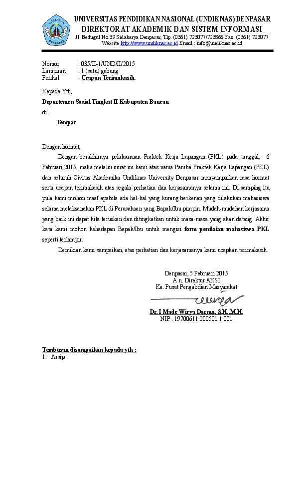 Detail Contoh Surat Ucapan Terima Kasih Atas Pengabdian Nomer 24