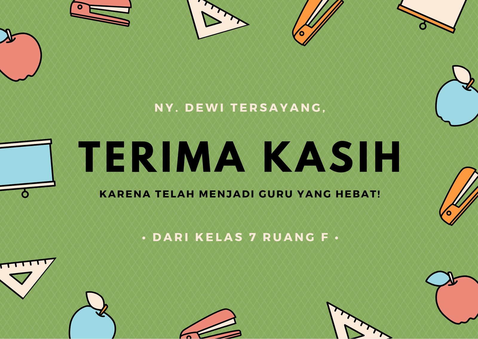 Detail Contoh Surat Ucapan Terima Kasih Kepada Guru Nomer 40