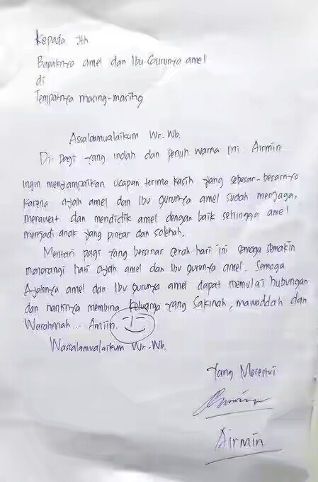 Detail Contoh Surat Ucapan Terima Kasih Untuk Orang Tua Nomer 45