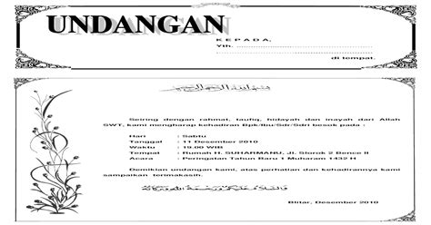 Detail Contoh Surat Undangan Anak Yatim Nomer 19