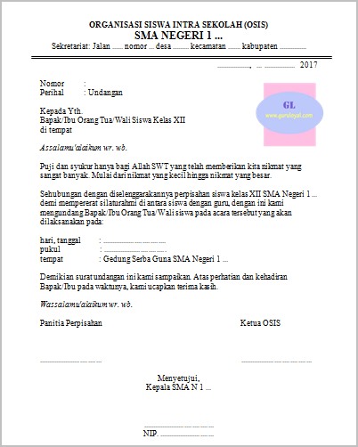 Detail Contoh Surat Undangan Dari Sekolah Nomer 43