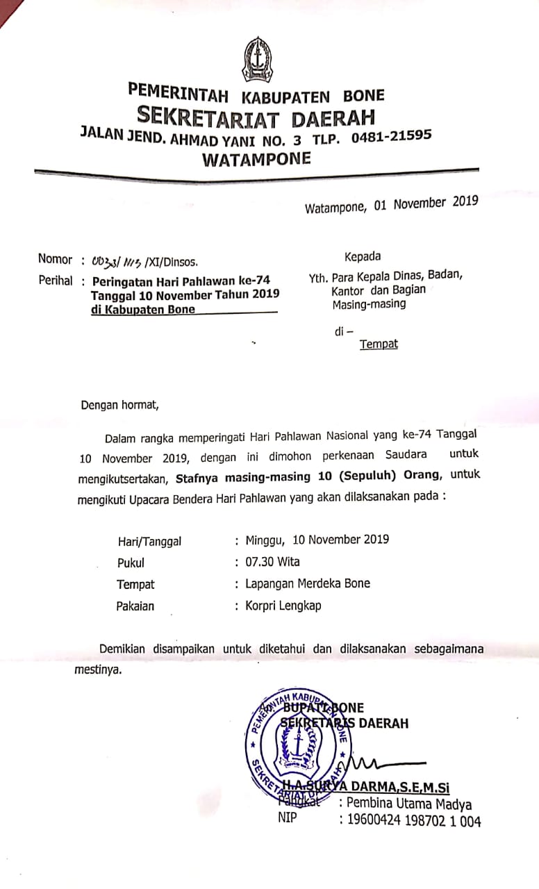 Detail Contoh Surat Undangan Kepada Bupati Nomer 16