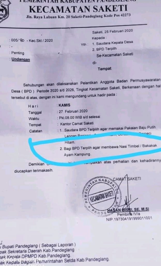 Detail Contoh Surat Undangan Kepada Bupati Nomer 40