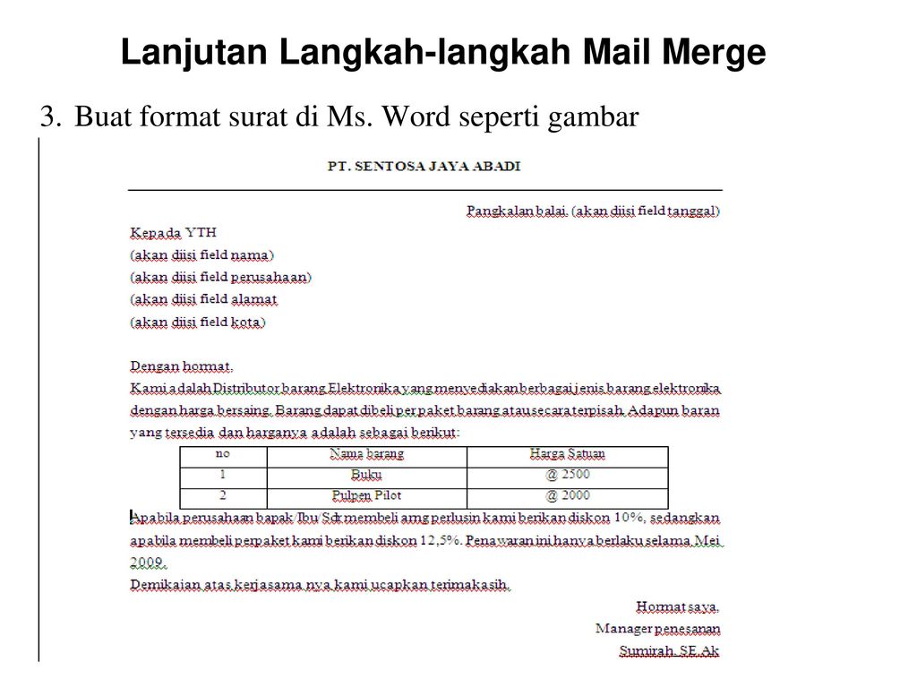 Detail Contoh Surat Undangan Mail Merge Nomer 27