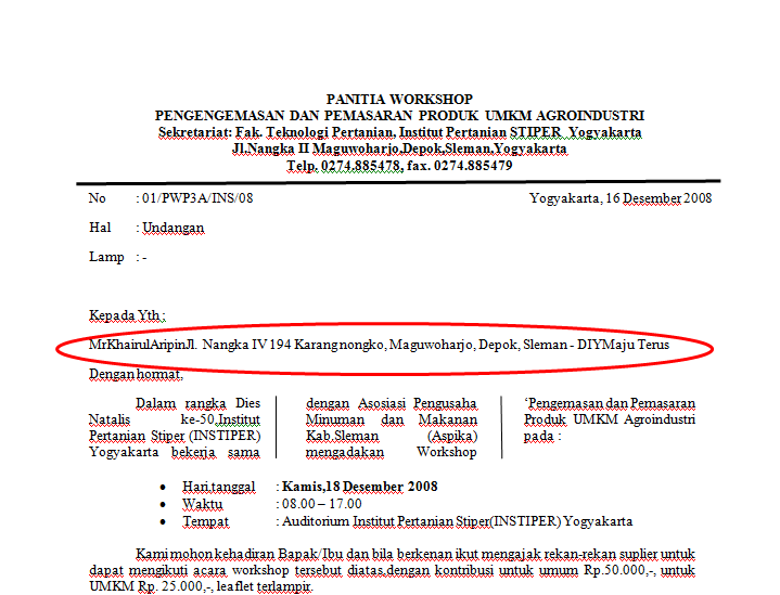 Detail Contoh Surat Undangan Mail Merge Koleksi Nomer 43