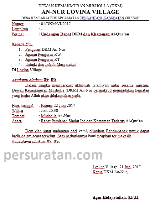 Detail Contoh Surat Undangan Meeting Nomer 54