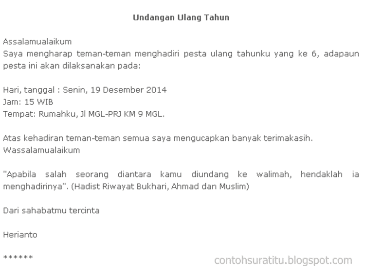 Detail Contoh Surat Undangan Menghadiri Acara Pentas Seni Koleksi Nomer 56
