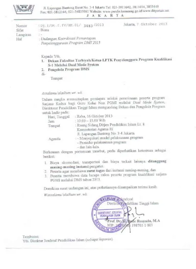 Detail Contoh Surat Undangan Musyawarah Nomer 35