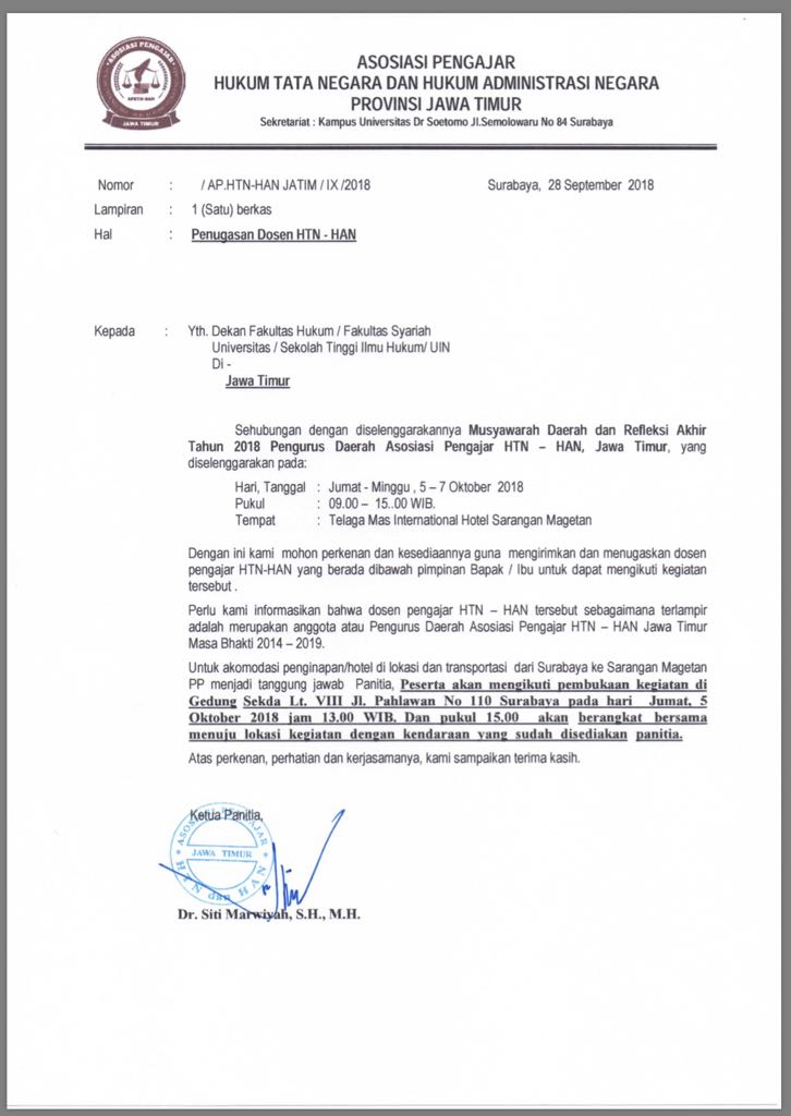 Detail Contoh Surat Undangan Musyawarah Nomer 36