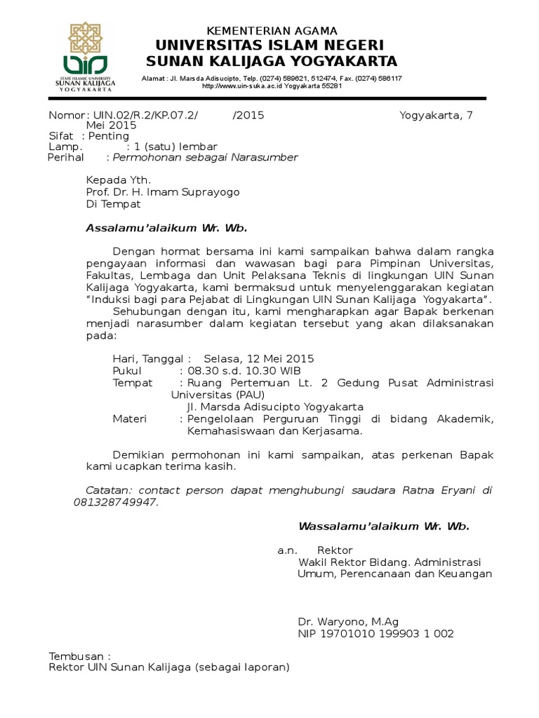 Detail Contoh Surat Undangan Narasumber Koleksi Nomer 4