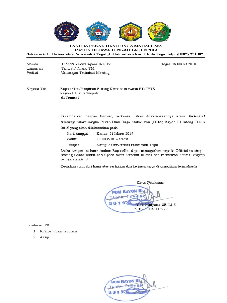 Detail Contoh Surat Undangan Outing Koleksi Nomer 24