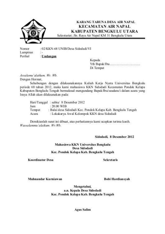 Contoh Surat Undangan Outing - 50+ Koleksi Gambar