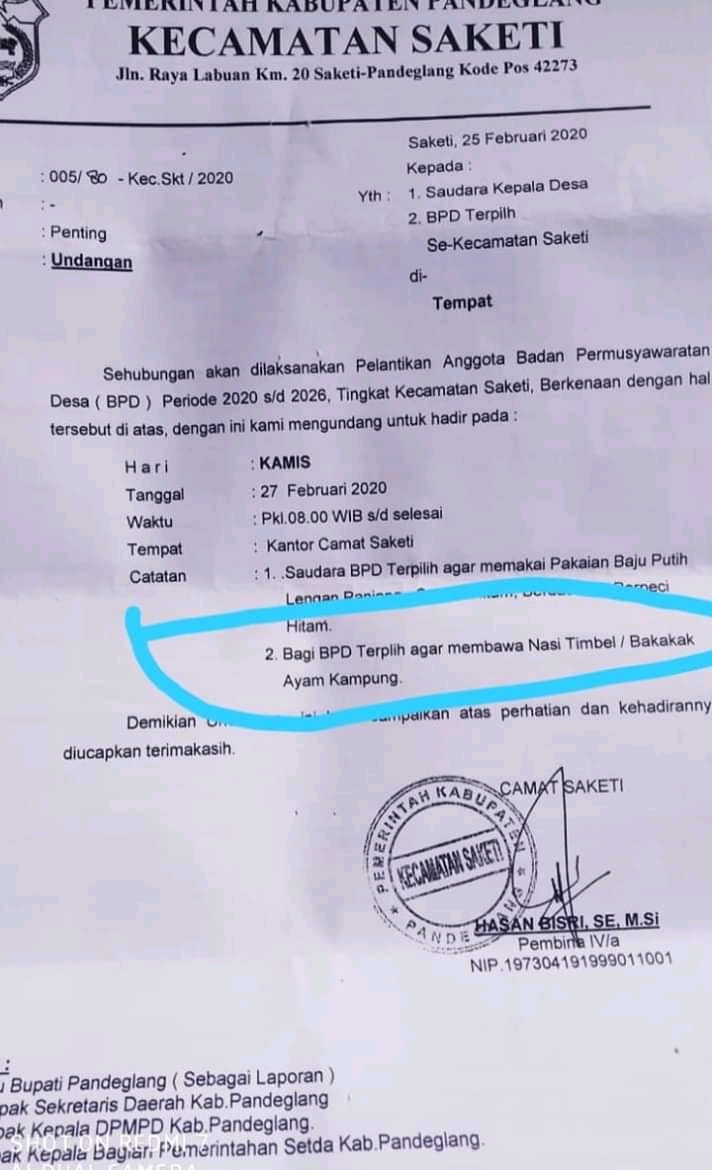 Detail Contoh Surat Undangan Pelantikan Nomer 5