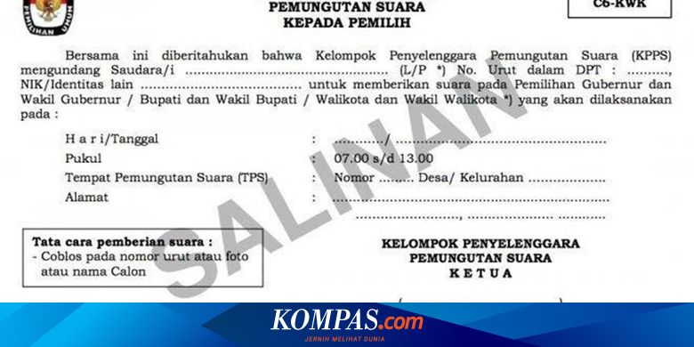 Detail Contoh Surat Undangan Pemilu Nomer 9