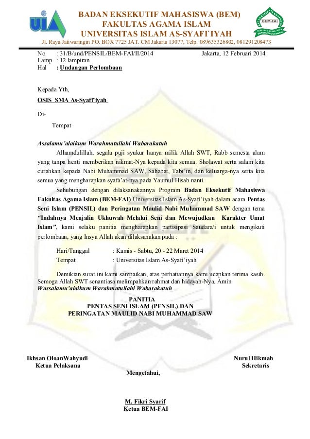 Detail Contoh Surat Undangan Perlombaan Nomer 21