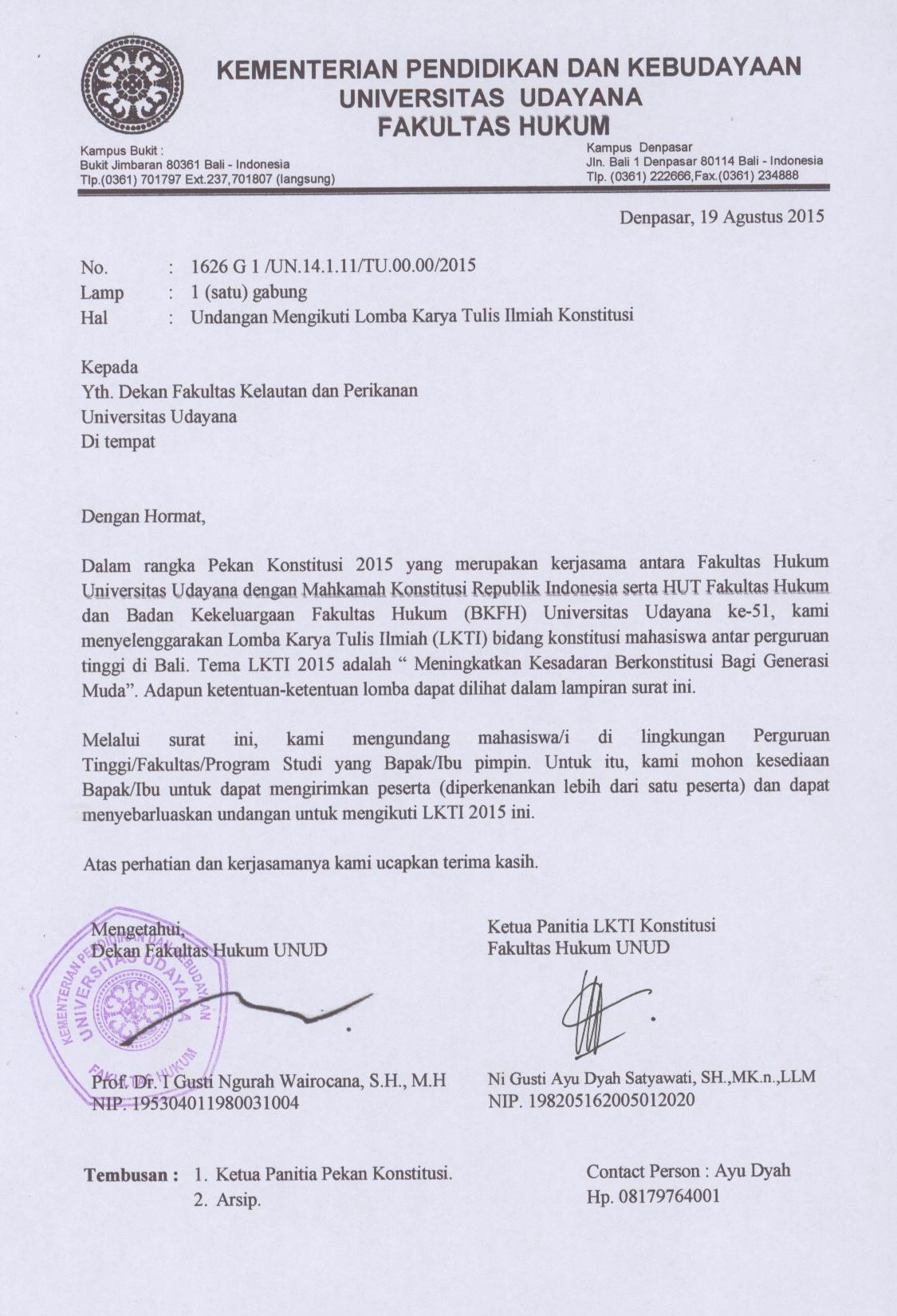 Detail Contoh Surat Undangan Perlombaan Nomer 23