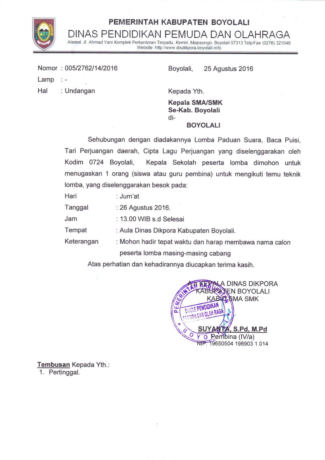 Detail Contoh Surat Undangan Perlombaan Nomer 4