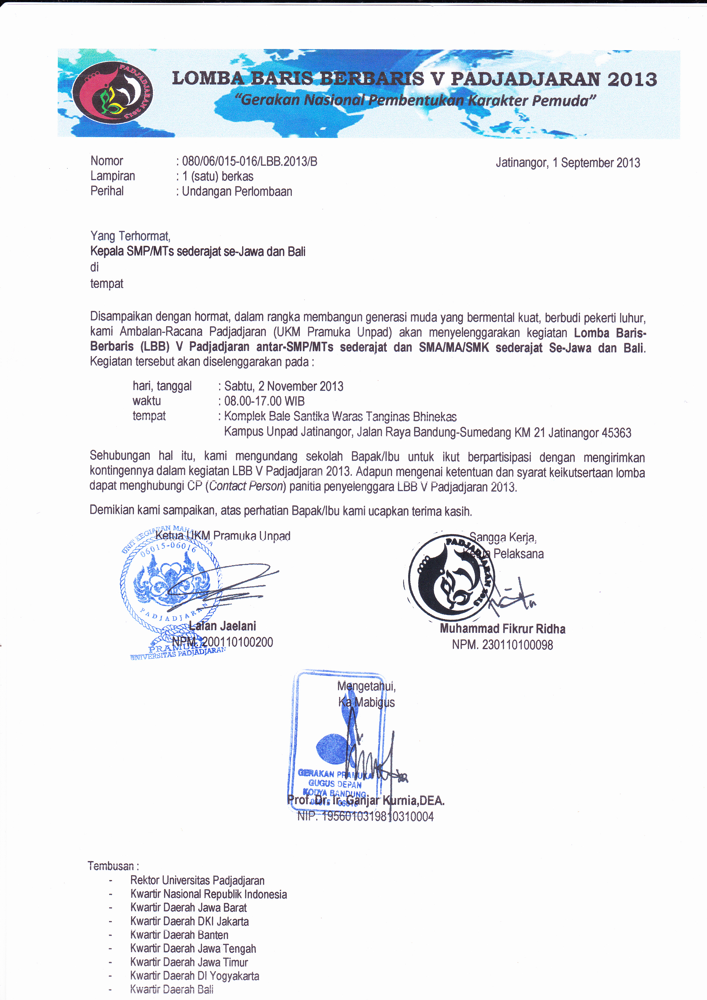 Detail Contoh Surat Undangan Perlombaan Nomer 30